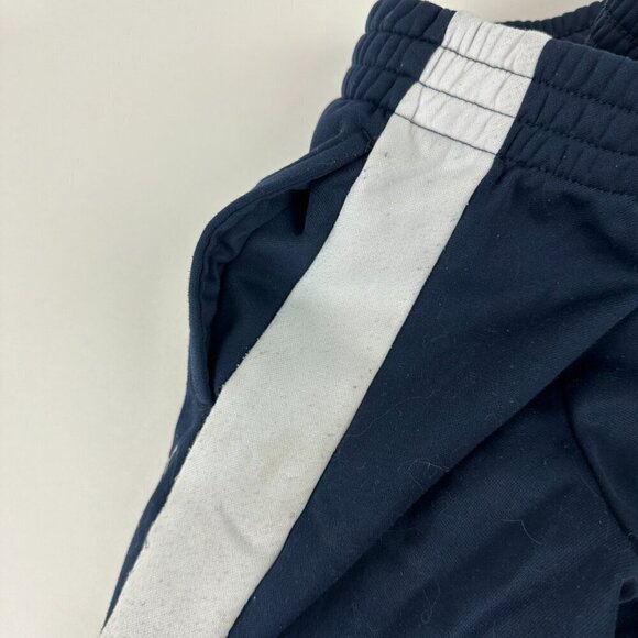 Puma Jogger Pants Boys Small 7/8 Blue White Pockets - Picture 10 of 10